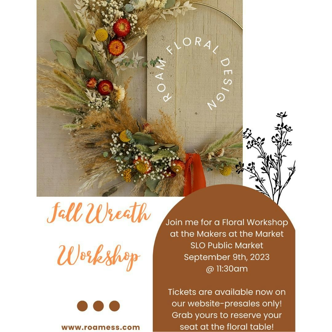 9 9 Roam Fall Wreath workshop square
